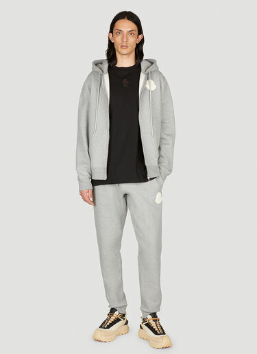 Moncler 徽标刺绣 T 恤 黑色 mon0154031