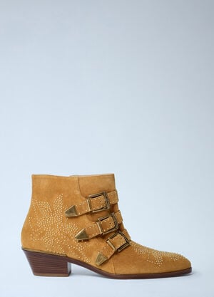 Chloé Susan Ankle Boots Camel chl0262030