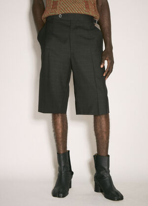 Entire Studios Humphrey Wool Shorts Grey ent0158017