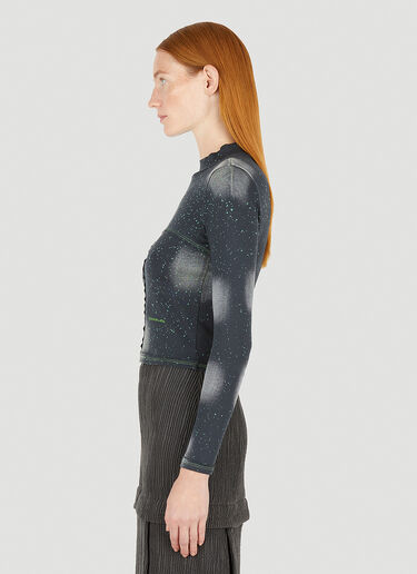 Eckhaus Latta Lapped Baby Top Black eck0251001