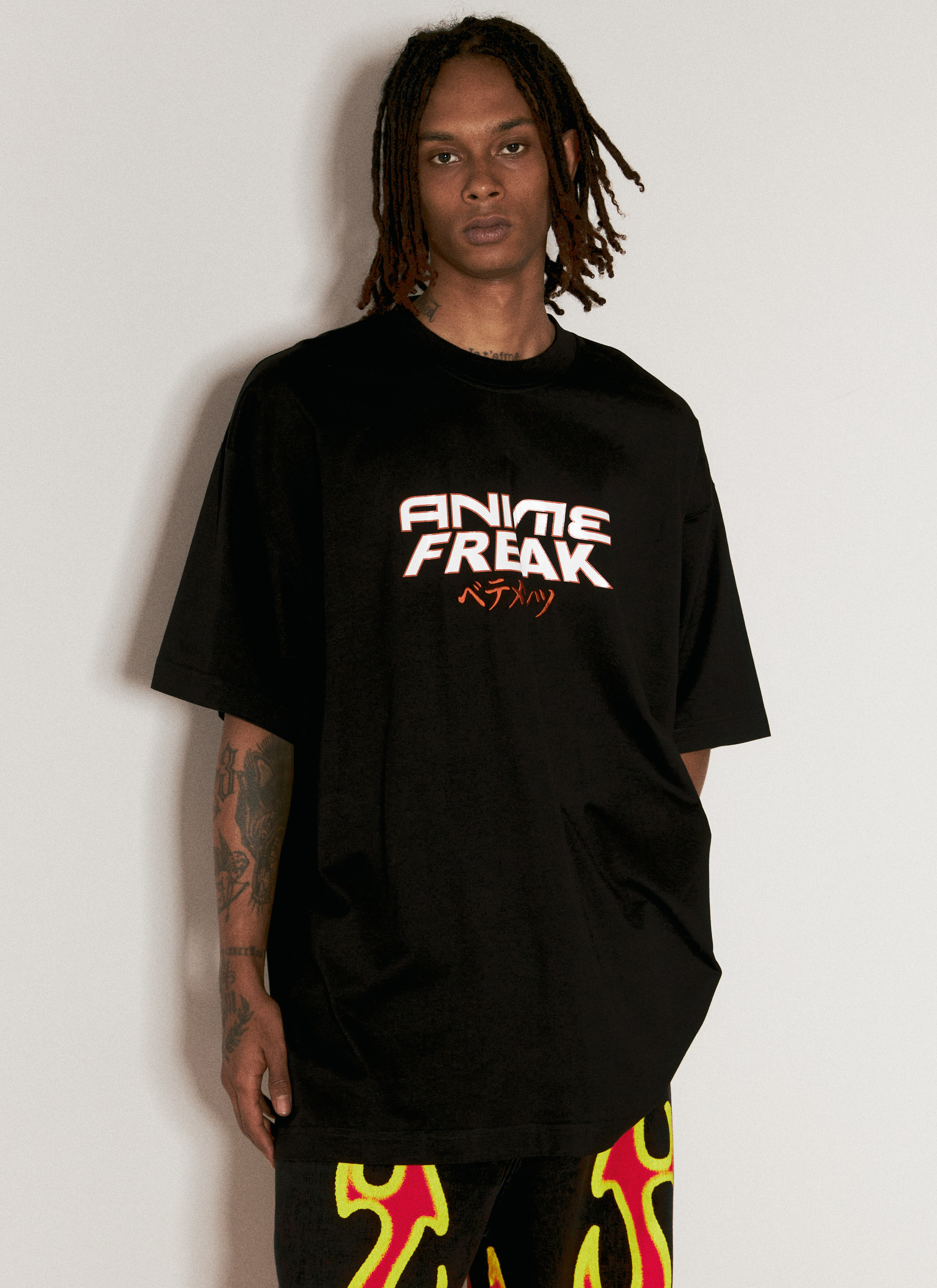 VETEMENTS Men's' Anime Freak T-Shirt in Black | LN-CC®
