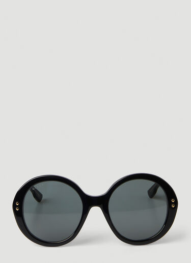 Gucci Round Frame Sunglasses Black guc0247353