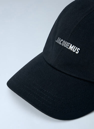 Jacquemus Logo Motif Baseball Cap Black jac0362023
