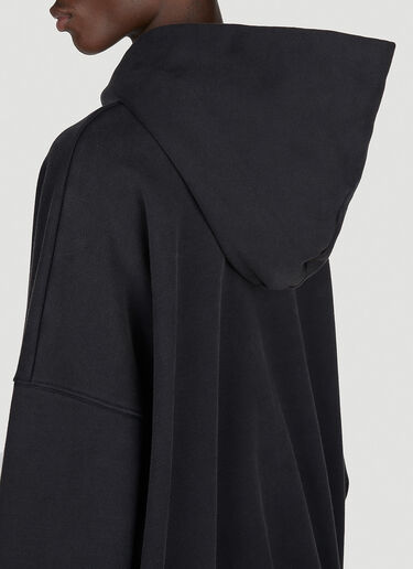 Balenciaga x adidas 刺繍ロゴ フードスウェットシャツ ブラック axb0151020