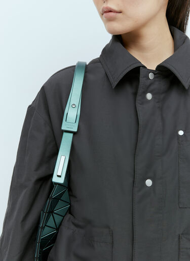 Bao Bao Issey Miyake 바게트 금속성 핸드백 그린 bao0255007