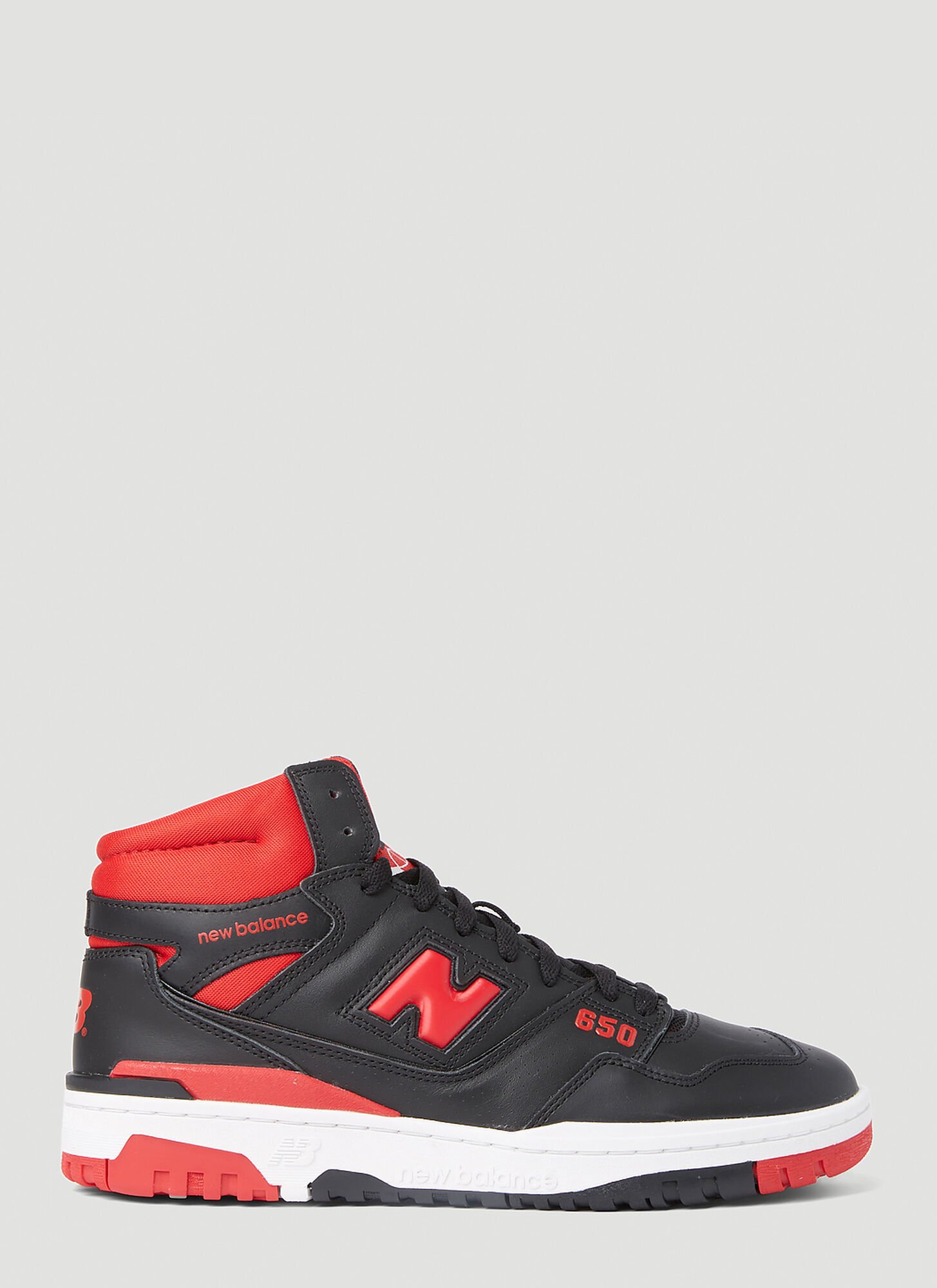 Shop New Balance 650 High Top Sneakers In Red