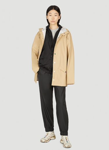 Rains Hooded Rain Jacket Beige rai0352002
