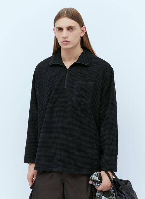 Engineered Garments ジップアップモックニットセーター マルチカラー egg0154007