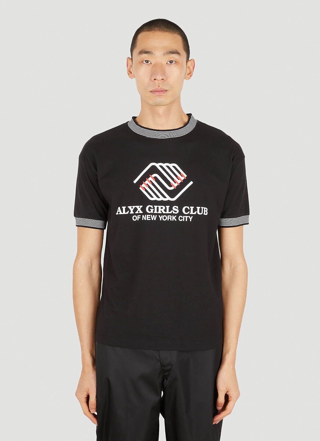 1017 ALYX 9SM 걸스 클럽 T-셔츠 그레이 aly0152002