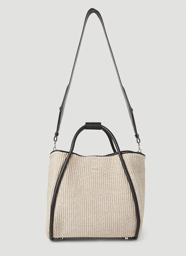 Max Mara Marines Straw Tote Bag Beige max0252036