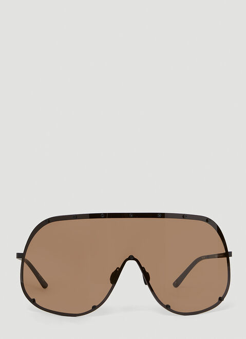 District Vision Shield Sunglasses Yellow dtv0144015