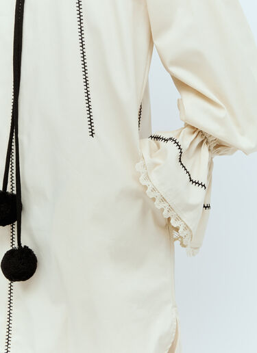 Max Mara 트윌 셔츠 원피스  크림 max0255017