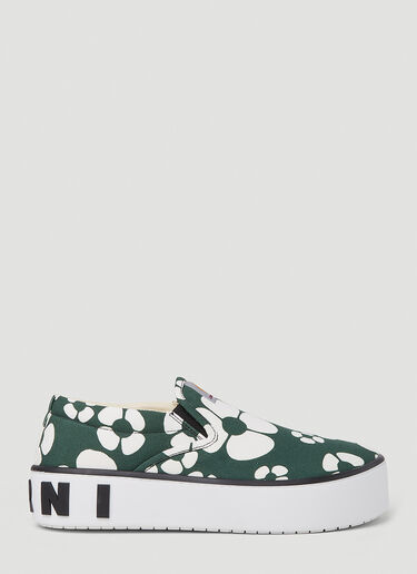 Marni x Carhartt Paw Sneakers Green mca0250016