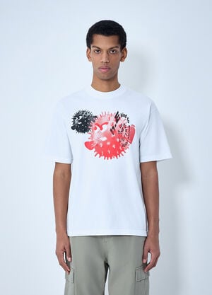 b.Eautiful x LTTT Puffy Fish T-Shirt White bea0363002