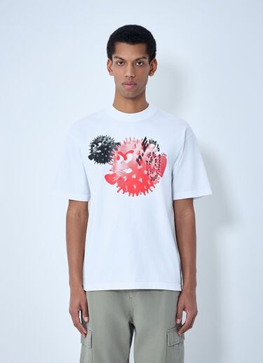 b.Eautiful x LTTT Puffy Fish T-Shirt White bea0363002