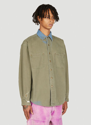 Double Flannel Overshirt NOTSONORMAL Double Flannel Overshirt Blue nsm0351005