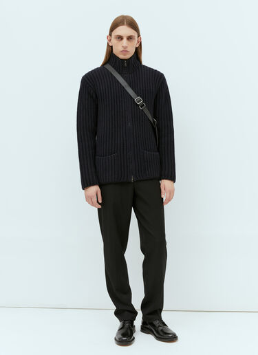 The Row Malen Cashmere Cardigan Black row0154005