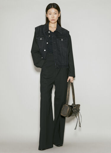 西装袖牛仔夹克 MM6 Maison Margiela 西装袖牛仔夹克 黑色 mmm0253002