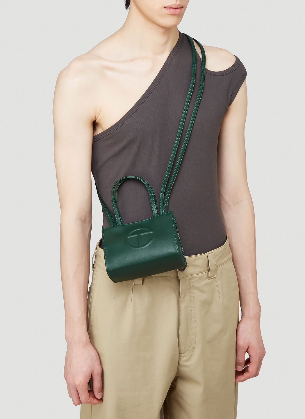 Telfar shop green mini