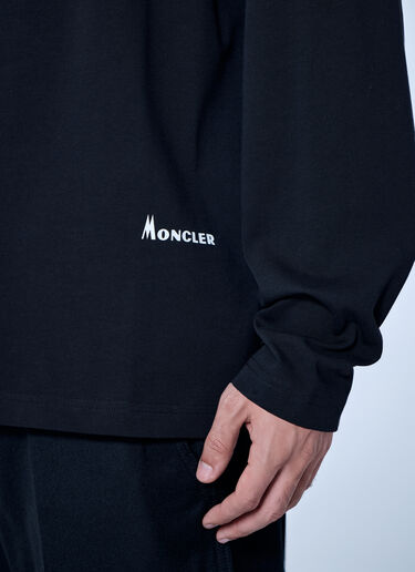 LN-CC® - Moncler RE/ICONS: K2 Print Long Sleeve Cotton T-Shirt - Black Moncler RE/ICONS K2 Print Long Sleeve Cotton T-Shirt Black mon0166068