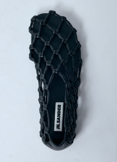 Jil Sander デコルテバレリーナパンプス  ブラック jil0259020
