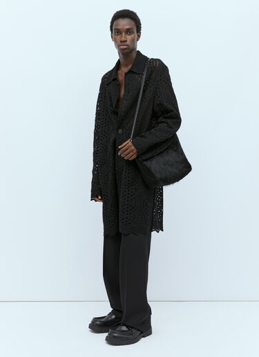 Dries Van Noten Rankin Lace Coat Black dvn0154002