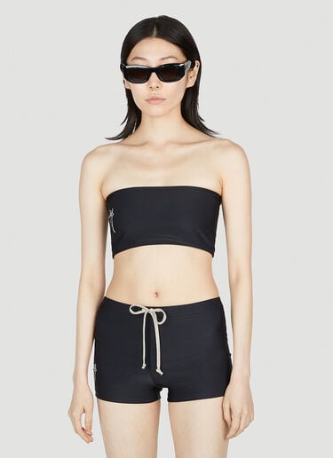 Rick Owens x Champion Logo Embroidery Swim Briefs Black roc0353001