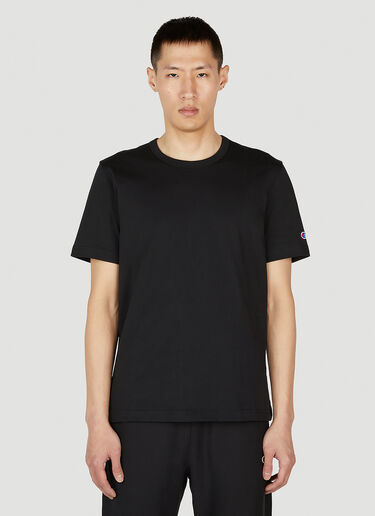 Champion Logo Embroidered T-Shirt Black cha0152025