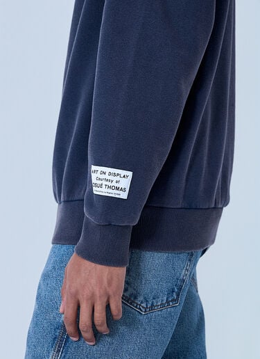 Gallery Dept. Half-Zip Sweatshirt Navy gdp0164016