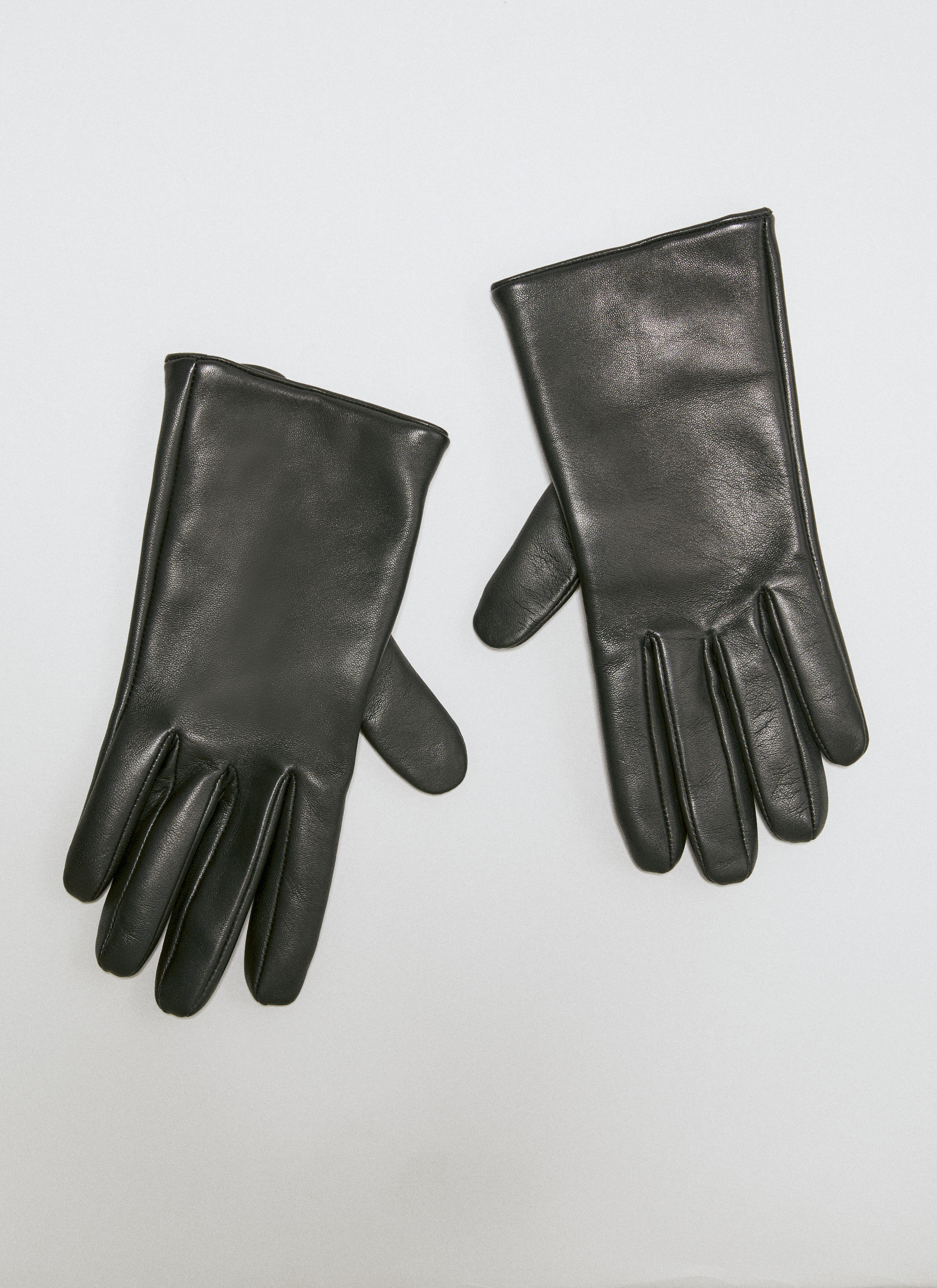 Balenciaga Cassandre Short Gloves Black bal0255107