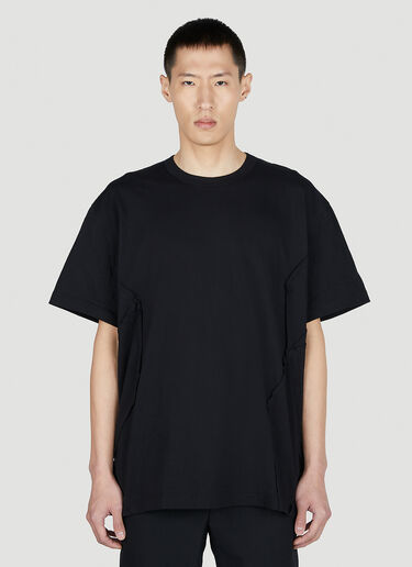 Comme Des Garçons Homme Plus 크루넥 반소매 티셔츠 블랙 hpl0152003