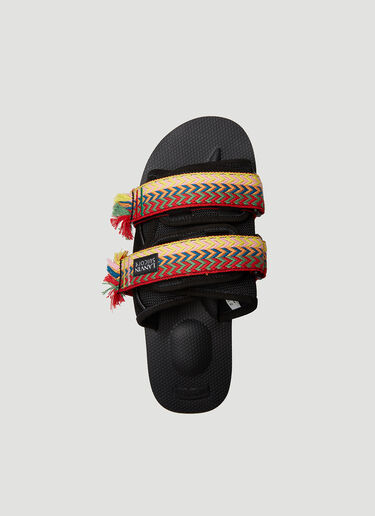 Lanvin x Suicoke Flat Sandals Black lnv0149011