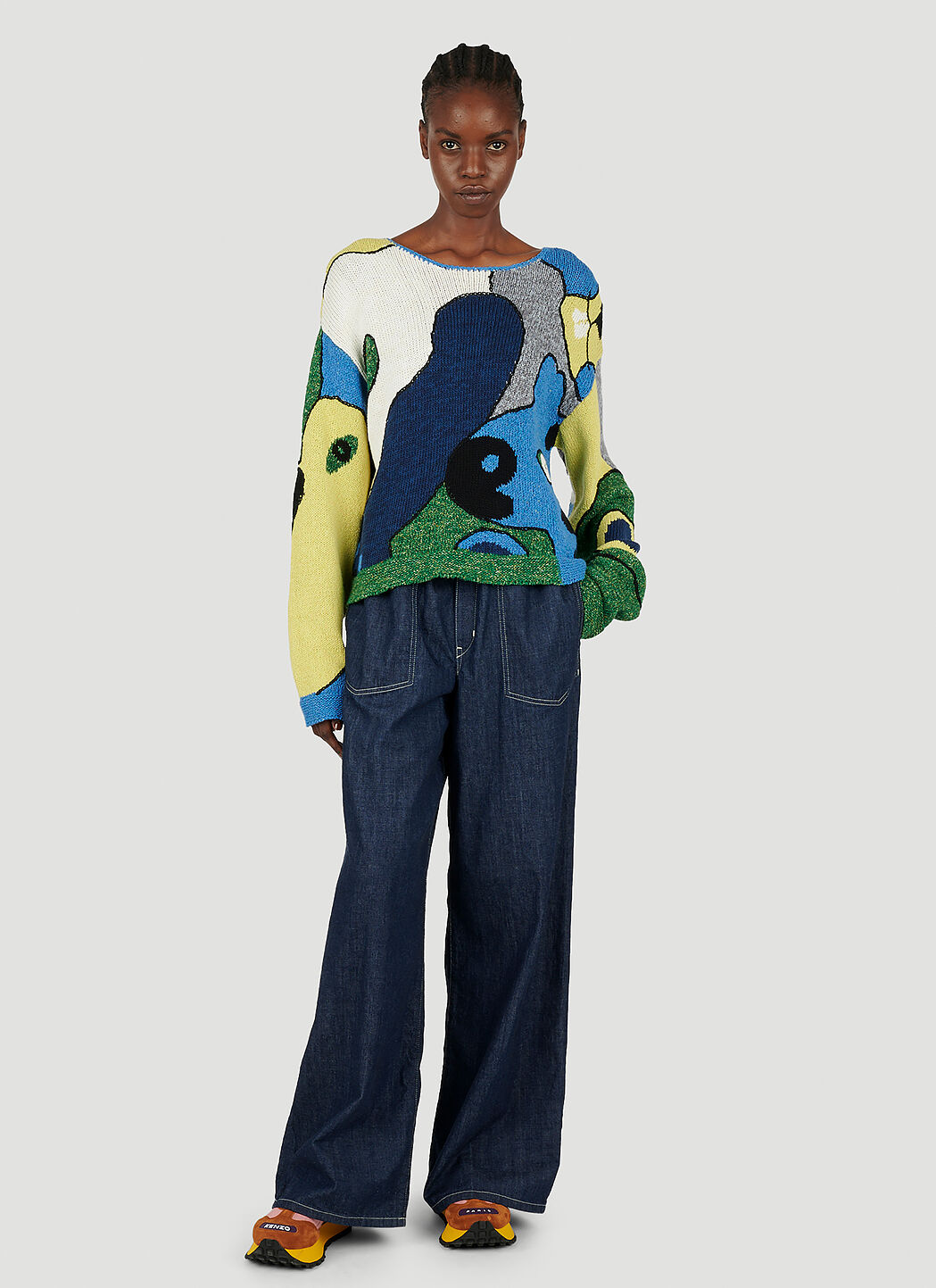 Kenzo レディース アブストラクトセーター の ブルー | LN-CC®