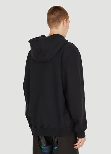 Walter Van Beirendonck Otherworldly Oversized Hooded Sweatshirt Black wlt0150022