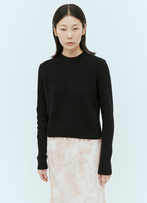 Gucci Cashmere Wool Sweater Black guc0255023