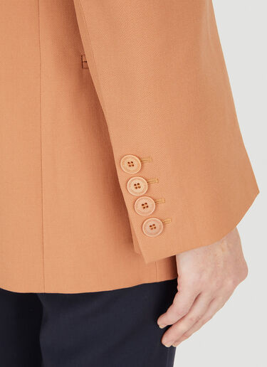 Stella McCartney Contrasting Lapel Blazer Orange stm0250009