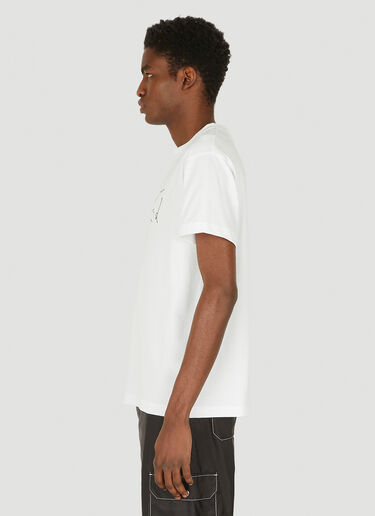 Soulland Scribbled Logo T-Shirt White sld0149002