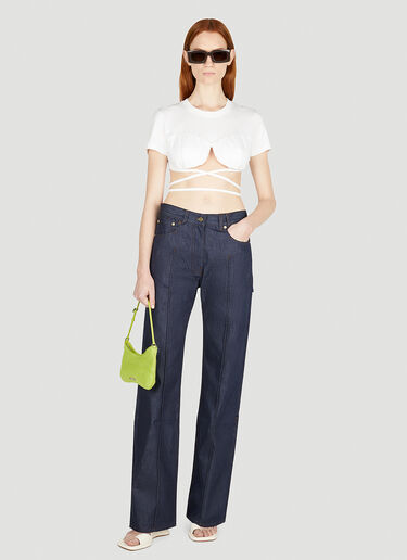 Jacquemus 르 바시 티셔츠 화이트 jac0251044