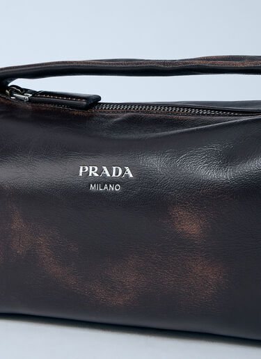 Prada 나파 가죽 숄더백  다크 브라운 pra0160012