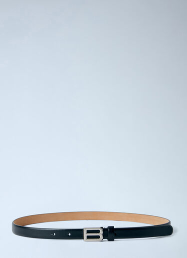 LN-CC® - Balenciaga: Bolero B Smooth Leather Belt - Black Balenciaga Bolero B Smooth Leather Belt Black bal0266034