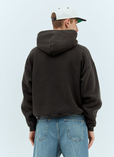 Logo Print Hooded Sweatshirt Stüssy Logo Print Hooded Sweatshirt Black sts0157011