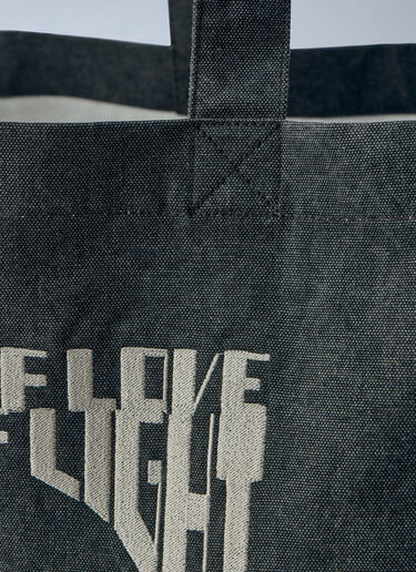 LN-CC® - Rick Owens DRKSHDW: Canvas Tote Bag - Grey Rick Owens DRKSHDW Canvas Tote Bag Grey drk0166025