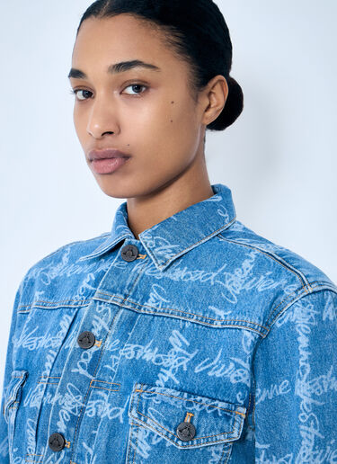 Vivienne Westwood Marlene Cropped Denim Jacket Blue vvw0259035