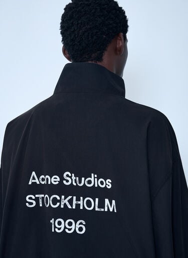 Logo Motif Jacket Acne Studios Logo Motif Jacket Black acn0162003