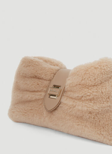 Max Mara Maxi Teddy Clutch Bag Beige max0251030