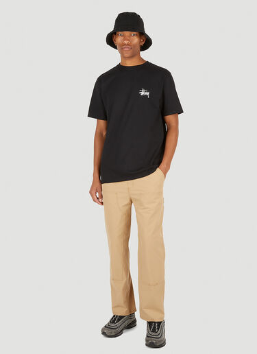 Stüssy Logo Print T-Shirt Black sts0347021