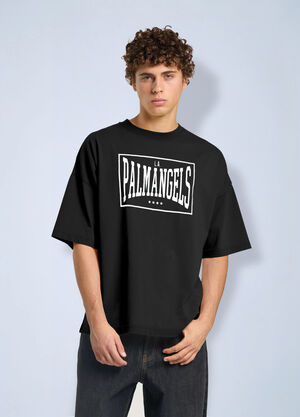 Palm Angels Vintage Box Logo Loose T-Shirt Black pma0166270