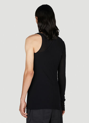 Rick Owens Ziggy Banana Tank Top Black ric0153015