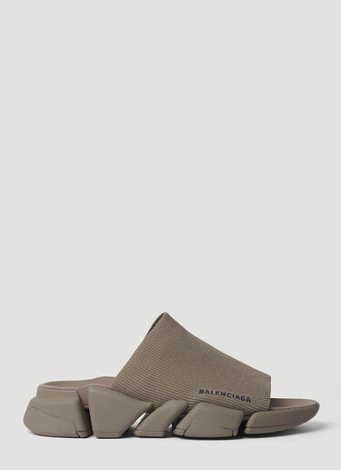 Balenciaga Speed 2.0 Slides Beige bal0252072