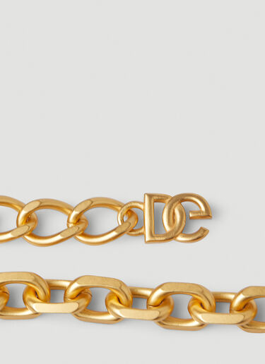 Logo Charm Chain Bracelet Dolce & Gabbana Logo Charm Chain Bracelet Gold dol0147092